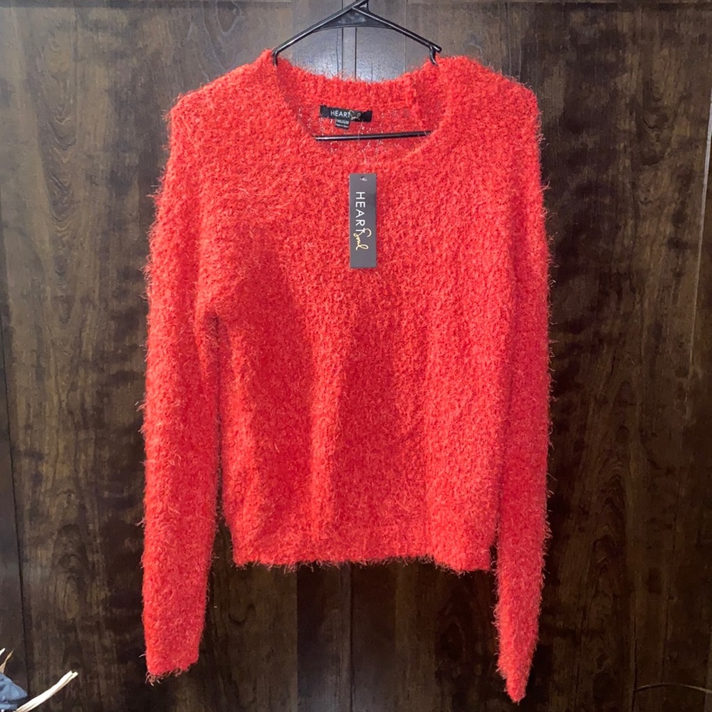 Fuzzy long sleeve